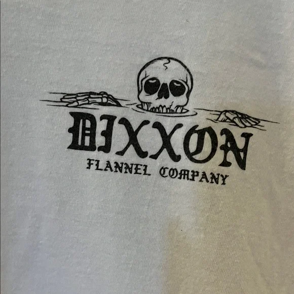DIXXON White Short Sleeve Tee - Picture 2 of 2